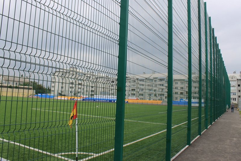 3D-забор на футбольном поле