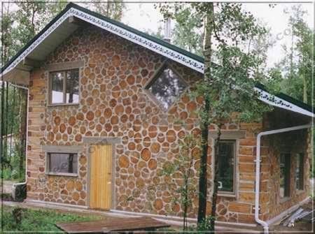 возведенный по технологии Cordwood