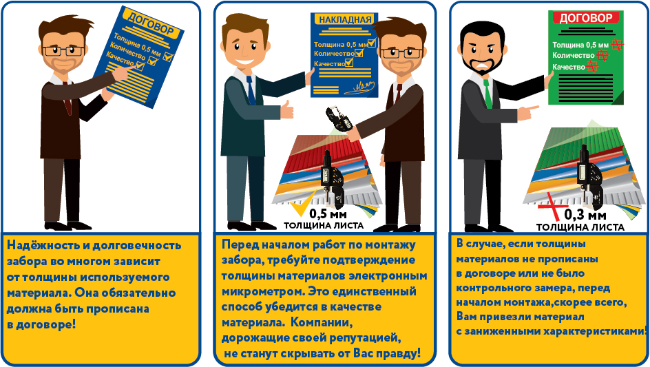 Важно знать в момент выбора забора