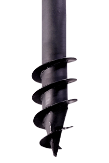 Винтовые сваи "Шуруп" ⌀ 89 ММ (длина 3000 мм), толщина 3,5 мм