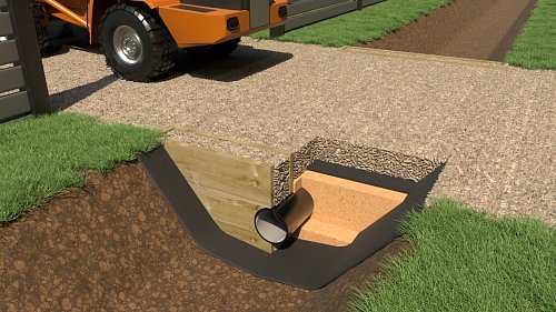 Заезд на участок «Стандарт грузовой»