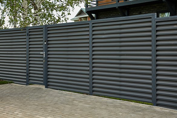 Забор жалюзи Классик муар