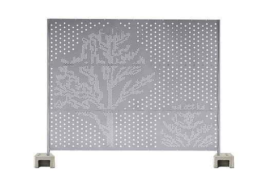 Ограждение перфорированное с порошковым покрытием "Дерево"