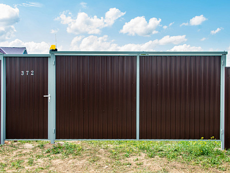 Автоматические распашные ворота Эконом