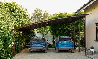 Размеры навеса для автомобиля: оптимальные размеры