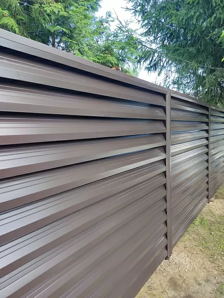 Забор жалюзи Модерн полимер